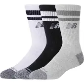 New Balance Active Lifestyle Striped Crewsokker Assortert