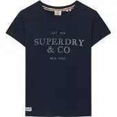 Superdry Luxe Casual Classic Kortarmet T-skjorte
