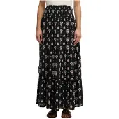 Superdry for woman. W7210394A Black floral-print skirt (S), Casual, Fabric