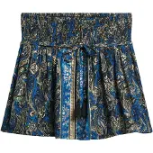 Superdry St Tropez Paisley Kort Skjørt