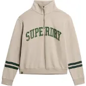 Superdry Athletic Applique Halv Glidelås Genser