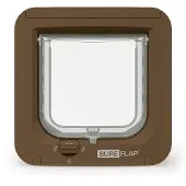 Sureflap katteluke med chip - Brun