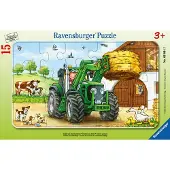Ravensburger Puzzle 15 - Farm Tractor (060443)