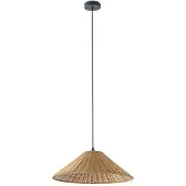 LUCANDE utendørs pendellampe Taniola, 1 lyskilde, konisk, Ø 60 cm