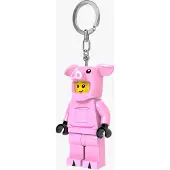 LEGO Nøkkelring med LED Lys Gris fyr
