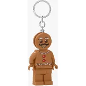 LEGO Nøkkelring m. Lommelykt - pepperkaker - - OneSize - Lommelykter