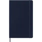 Moleskine Classic Hard 18M uke-/notisbok storformat Sapphire Blue 26/27