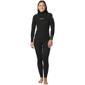 Rip Curl D/patrol 4/3 Mm Perf Dame Våtdrakt I Neopren Med Glidelås I Brystet Og Lange Ermer