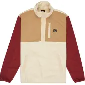 Quiksilver No Destination Block Half-Zip Fleecegenser brun