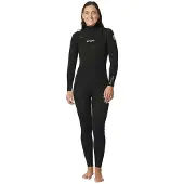 Rip Curl D/patrol 3/2 Mm Perf Dame Våtdrakt I Neopren Med Glidelås I Brystet Og Lange Ermer
