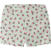 Name it Sykkelhorts - Rib - NmfVemma - Pale Aqua/Jordbær - - 2 år (92) - Shorts