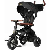 Q-Play Rito Deluxe Rubber svart trehjulssykkel