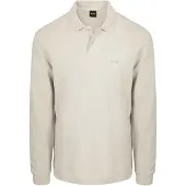 BOSS for man. 50520710 Polo Grid Structure beige (XL), Casual, Cotton, Long sleeve