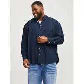 Jack & Jones Oxford Plus Size Skjorte Med Lange Ermer