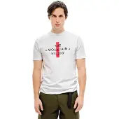 The Mountain Studio Cross Logo Kortarmet T-skjorte