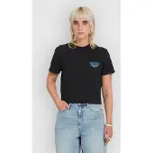 Volcom Dial Crop T-skjorte svart