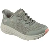 SKECHERS for woman. 117756 Slip-ins Sneakers: BOBS Skillz - Too Essential green (38), 3 to 5 cm, Laces, Casual