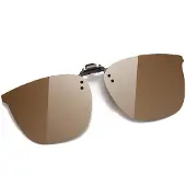 INF Polariserte Clip-on Solbriller - for Kjøring & Utendørs Brown