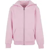 Build Your Brand Fluffy Genser Med Hel Glidelås