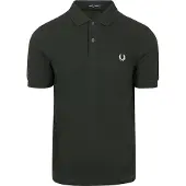 Fred perry for man. M6000 Plain Green Polo Shirt (M), Casual, Cotton, Short sleeve