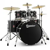 Premier Revolution 22" 5-stk Trommesett Svart