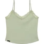 Superdry Essential Lace Trim Crop Cami Ermeløs Topp