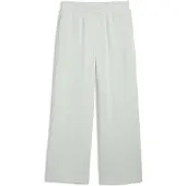 Puma Essentials Cat Fleece Wide Leg Pants Women, Clothing, Créme De Mint, XS