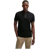 BOSS for man. 50525147 Black Pariq polo shirt (XL), Casual, Cotton, Short sleeve