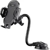 XO C85 bilholder med sugekopp - 4,7-7,2 - svart