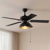 LUCANDE takvifte med lys, Shamoian, stillegående, Ø 130 cm