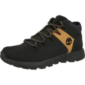 Timberland for man. TB0A6DQDEMJ1 Black Mid Lace Up high-top sneakers (41), Flat, Nubuck, Laces, Casual