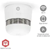 Nedis SmartLife Smoke Detector Zigbee White