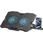 Wozinsky WDCX-015 StormPad RGB-kjøleholder for gaming-bærbare – svart