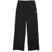 Puma Essentials Slouchy Pintuck Oversized Pants Women, Clothing, Black, M