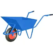 AWTOOLS bygge-/henger 85L/2,0 mm, blå + hjulskjerm