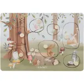 Little Dutch Puslespill m. Lyd - Tre - 7 Brikker - Forest Friend - - OneSize - Puslespill