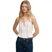 Superdry Lace Cami Ermeløs Bluse