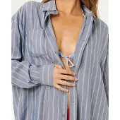 Rip Curl Beach Days Pinstripe Skjorte Med Lange Ermer