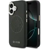 GUESS Perforert 4G MagSafe-etui for iPhone 17 - svart