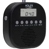 Adler FM-radio vanntett IPX4