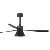 Faro LED-takvifte Amelia Cone L, svart, stillegående, 132 cm