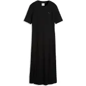 Puma HER Slim Rib Dress Women, Clothing, Black, S