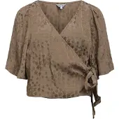 Object Croppet Omslag Bluse