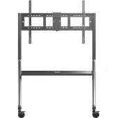 Viewsonic VB-STND-009 - Vogn - for interaktiv flatpanel / LCD-display - slim trolley - stål, polyurethane (PU) wheels - skjermstørrelse: 65-105 - monteringsgrensesnitt: inntil 1000 x 600 mm
