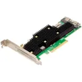 Broadcom eHBA 9600-24i, PCIe, SAS, SATA, Full høyde/lav profil, PCIe 4.0, Grønn, Sølv, 5000000 timer