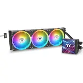 Thermaltake MAGFloe 360 Ultra ARGB Sync - Væskekjølesystem for prosessor - Radiatorstørrelse: 360 mm - (for: AM4, AM5, LGA1851, LGA1700, LGA1200, LGA1156, LGA1155, LGA1151, LGA1150, LGA2066, LGA2011,