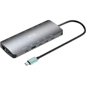 I-Tec Nano Dock - Dokkingstasjon - USB-C / USB4 / Thunderbolt 3 / Thunderbolt 4 - 2 x HDMI, USB-C - 1GbE