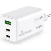 MediaRange 100w Usb-a-og Usb-c-vegglader