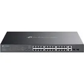 TP-LINK Omada ES228GMP, Håndtert, L2, Gigabit Ethernet (10/100/1000), Strøm over Ethernet (PoE), Rack-montering