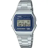 Casio A158 33.2mm 3atm Quartz Digital Klokke